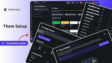 FlutterFlow Complete Theme Setup: Colors, Typography, Design System & Widgets | by Koderator