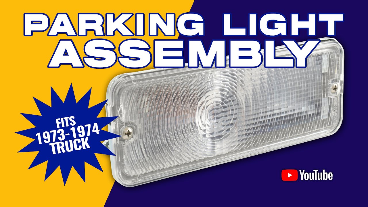 Dennis Carpenter Clear Parking Light Assembly for the 1973-74 Ford