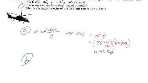 Angular Kinematics WS #19