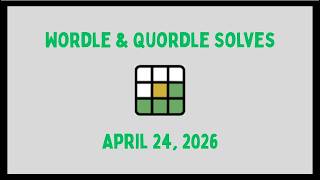 Загадка дня (Wordle & Quordle) на 24 апреля 2026 года: У меня есть новое слово по умолчанию, кото... screenshot 1