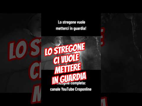 Lo stregone ci vuole mettere in guardia...? #croponline #paranormale #castellodibardi