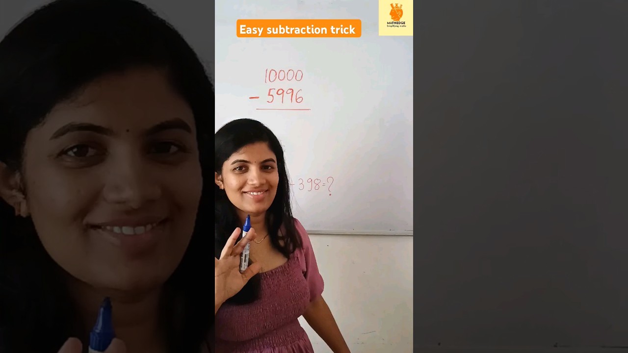 easy subtraction trick 