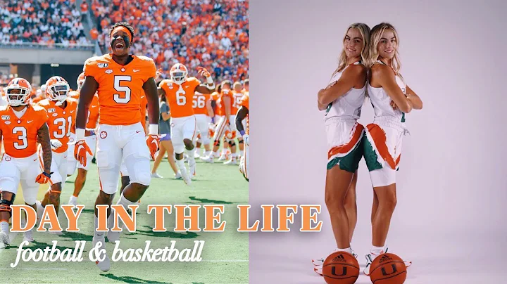 DAY IN THE LIFE: D1 COLLEGE FOOTBALL  VS WBB PLAYE...