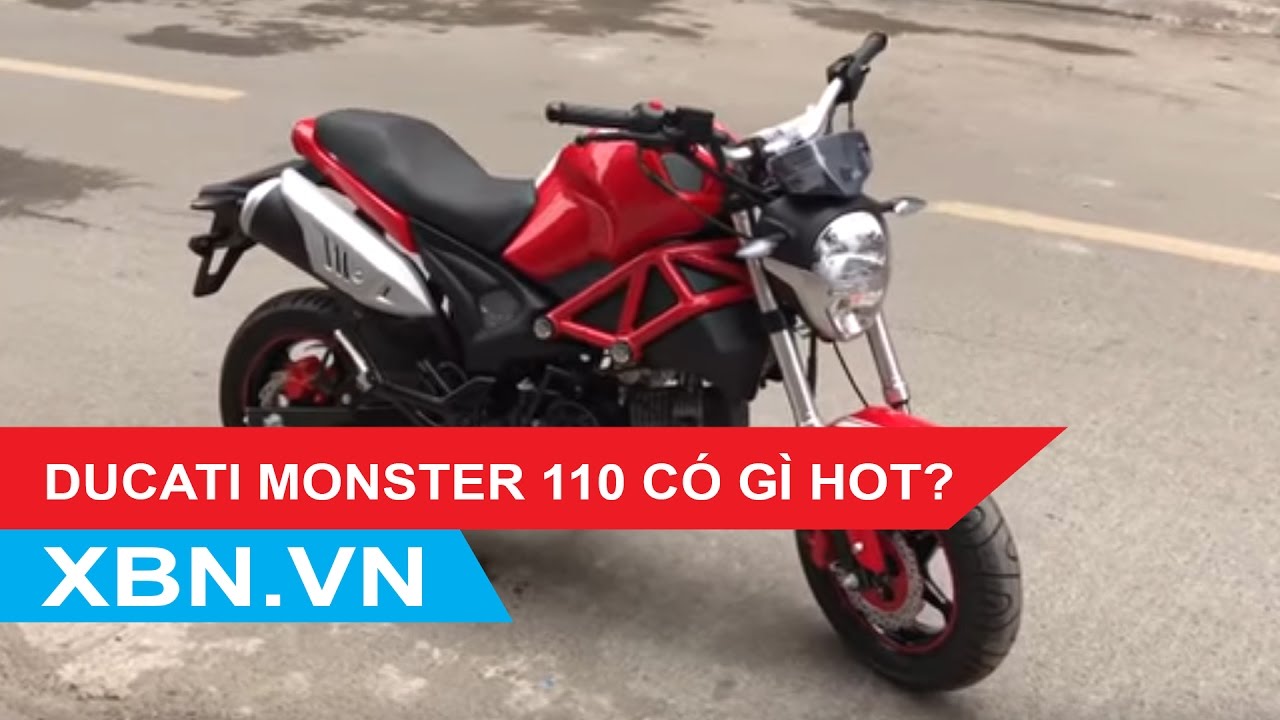 Ducati Monster mini 110 màu cam đen nguyên zin218  chodocucom