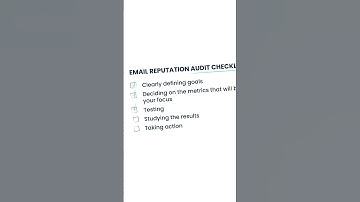 Email sender audit 5 steps - Email FAQ by Mailtrap