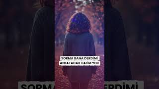 Sorma Bana Derdimi Anlatacak Halim Yok