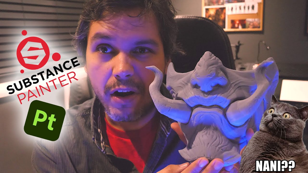 Substance Painter for 3D printing!? Tutorial - YouTube