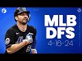 Mlb dfs picks  strategy for draftkings  fanduel 41624