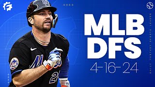 MLB DFS Picks \& Strategy for DraftKings \& FanDuel (4\/16\/24)