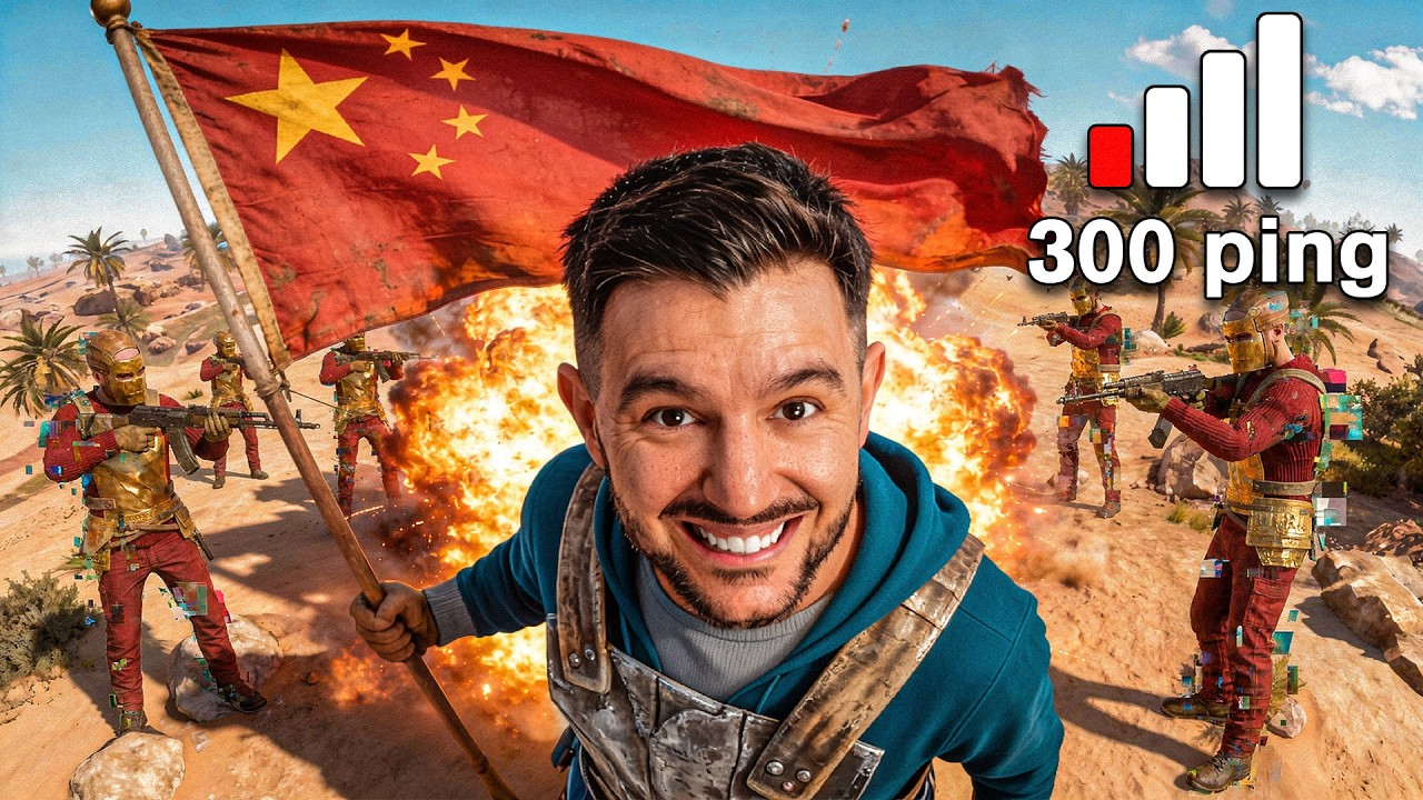 Rust -  SOLO avec 300 de PING SUR RUSTORIA ASIE !