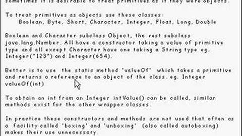 Java Tutorial 7.2 Autoboxing Part 2/3