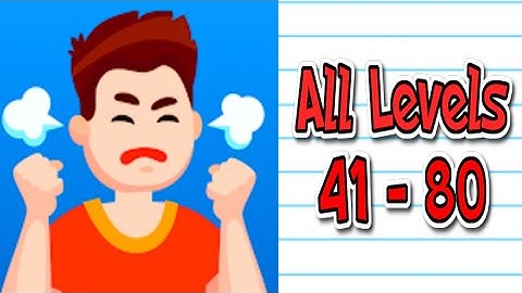 Easy Game Brain Test All level 41-80 Solution Gameplay Walkthrough | (ios,Android)