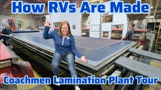 How Are RV Walls Made? | Coachmen Lamination Plant Tour