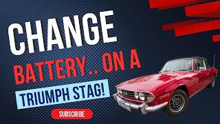 Triumph Stag Battery Replacement | Why Is This So Difficult?! (DIY Guide)