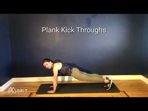 Plank Kick Throughs
