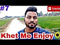 Khet me enjoy   road par jaate samay  morning time vlog  daily vlog  today morning  new 1m