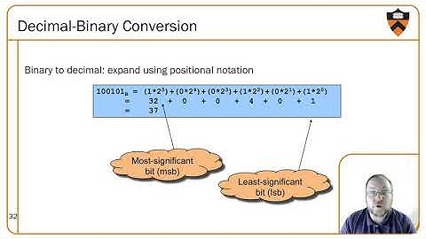 COS 217 Fall 2020 Lecture4B - Number Systems