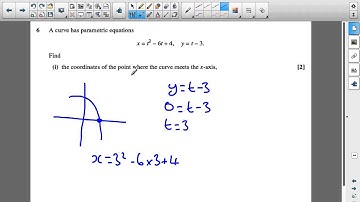 OCR C4 Jan 2009 q6i - A2 Maths - Parametric Equations