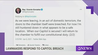 Texas leaders respond to the riots at the U.S. Capitol breach
