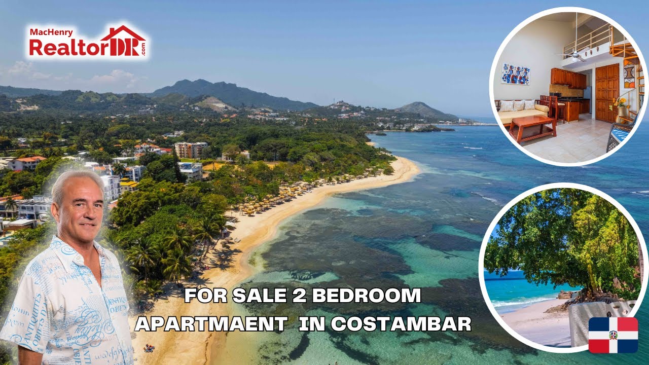 FOR SALE 2BED BEACHFRONT CONDO IN COSTAMBAR, PUERTO PLATA DOMINICAN