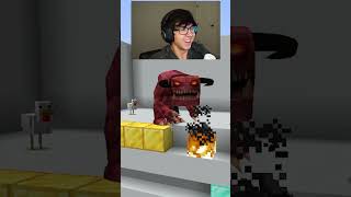 This one is SO SCARY...🤔🎨Minecraft color match VS GIRLFRIEND #minecraft #shorts #minecraftshorts