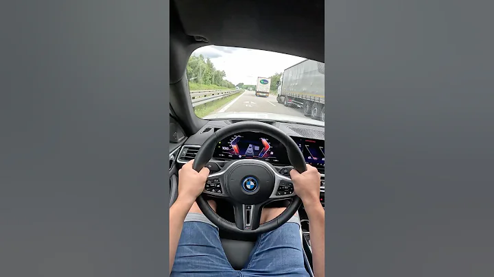 Crazy 544PS | BMW I4 M50 Acceleration on German Autobahn |