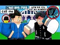I Put My BROTHERS PHONE NUMBER In My Name And They CALLED HIM.. (Roblox Bedwars)