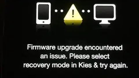 How to fix Samsung 531f firmware upgrade encountered an issue please select recovery mode in kies