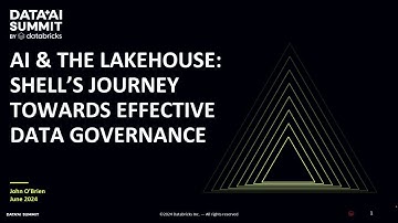 AI and the Lakehouse: Shell’s Journey Towards Effective Data Governance