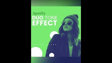Spotify DuoTone Effect in Photoshop | Photoshop 2021 | Shorts