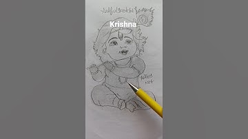krishna #drawing #ytshorts #new #shorts #transition #trending #viral #sketch #art #cute