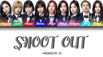 TWICE Sing SHOOT OUT (MONSTA X) Lyrisc Color