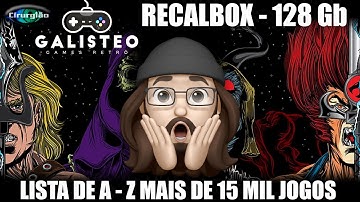 SISTEMA Galisteo Cobalto V4 - 128 Gb 7.1.1 COM MAIS DE 15MIL JOGOS - (Cir. Vídeos) LINK NA DESCRIÇÃO