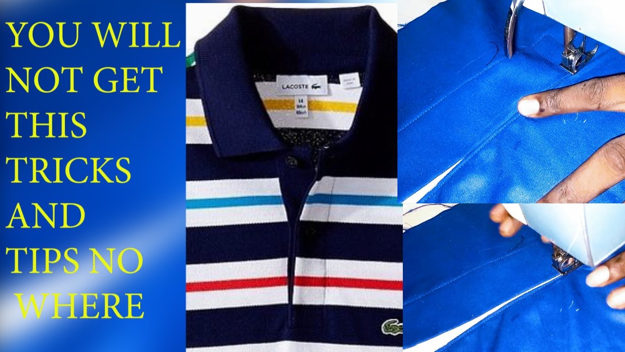 Placket Examplepolo How to Sew and Polo shirt placket,tips and tricks #poloshirtplacket # ...