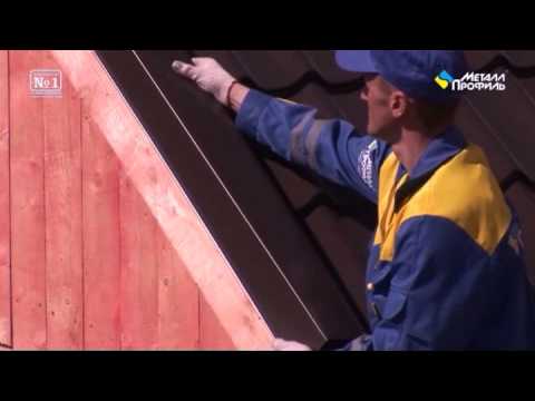 Монтаж торцевых планок