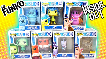 Disney-Pixar Inside Out Funko Pops! + HT Exclusive Clear Bing Bong
