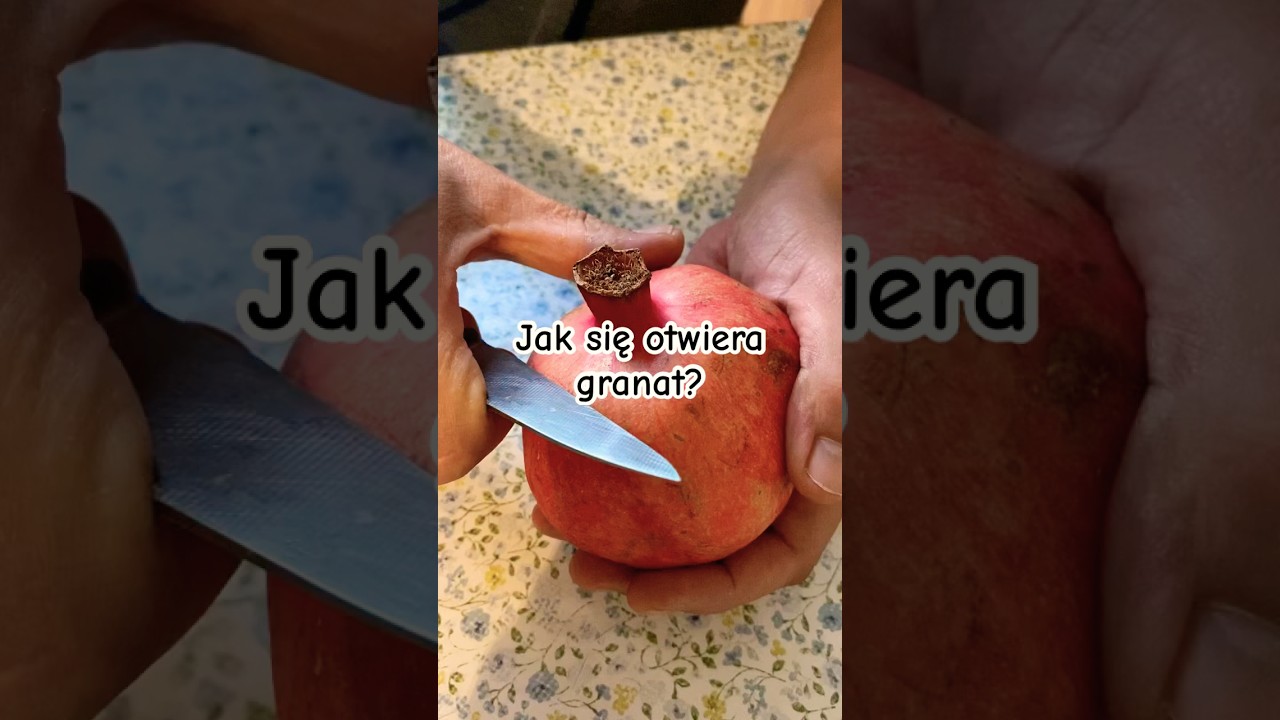 Эффектный способ очистки граната 🍬