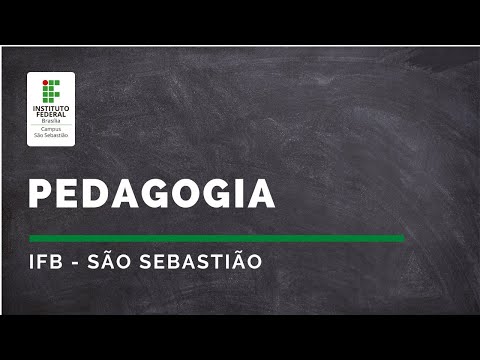 Apresentação Pedagogia IFB Campus São Sebastião