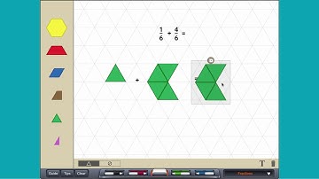 Adding Fractions (Like Denominators) - with Pattern Blocks
