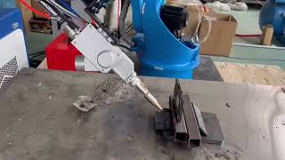 Collaborative testing of welding machine and robotic arm