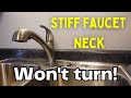 Pulldown Kitchen Faucet - Stiff Neck and Won