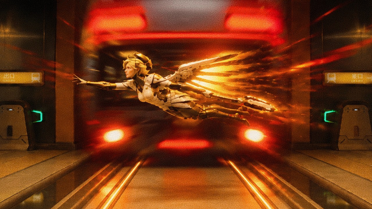 MERCY THE TRAIN!!!! | Overwatch Highlights