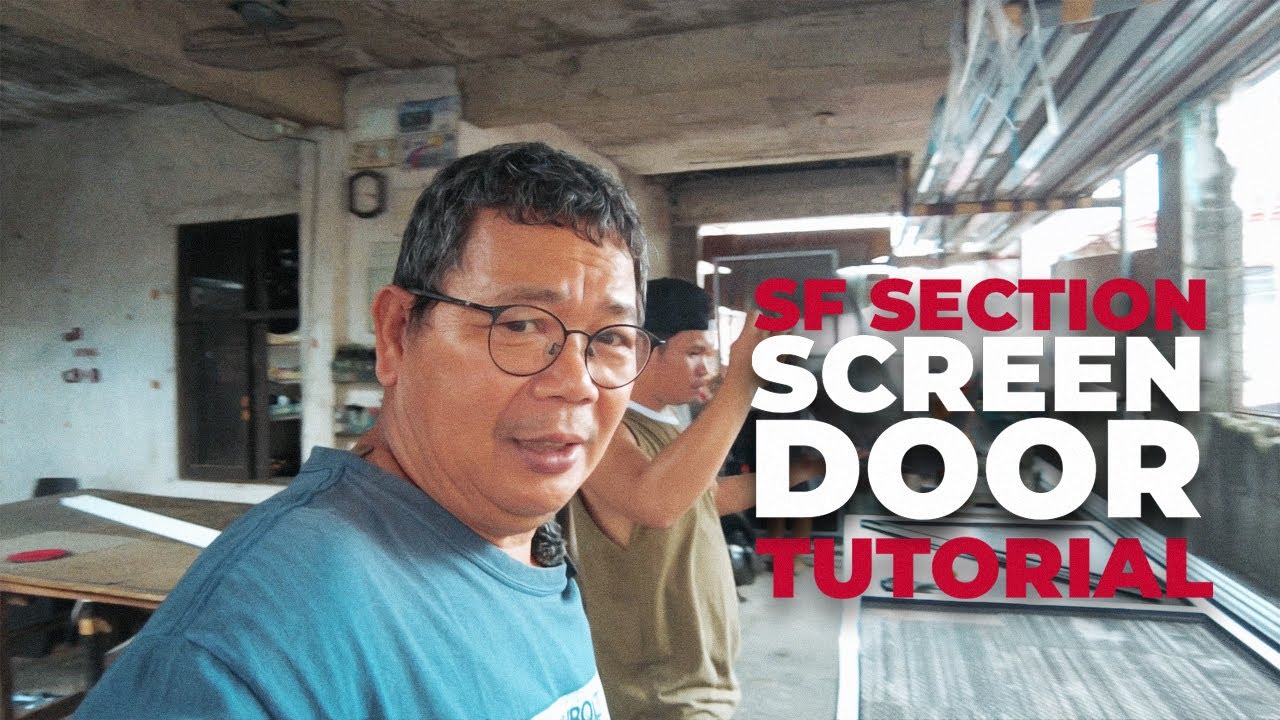How to make an SF Section Screen Door | Step-by-Step Tutorial - YouTube