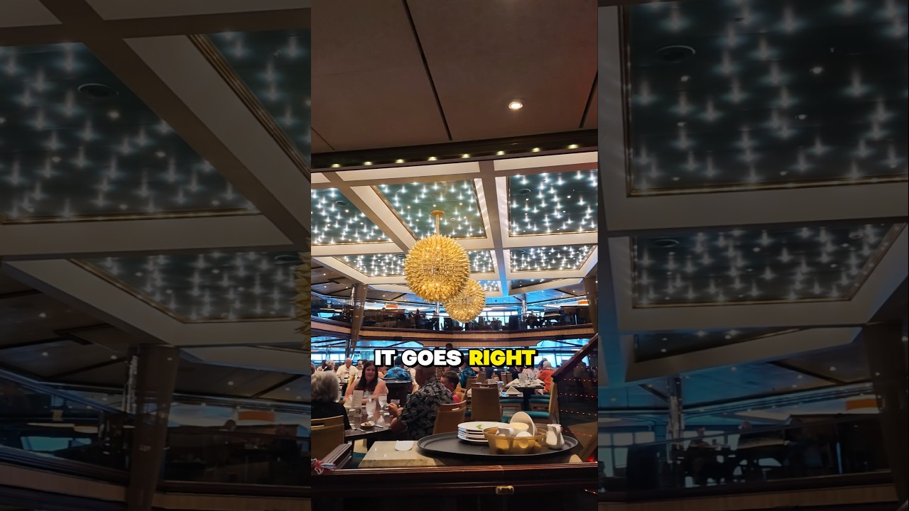 Dinner in the Sunrise Main Dining Room on the Carnival Sunshine 🥩🚢 #CarnivalSunshine #CarnivalCruise