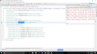 How to create Servlet application using web.xml?