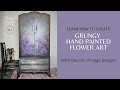 An Artistic Guide to Blending & Hand Painting Abstract Flowers on Furniture with Dixie Belle