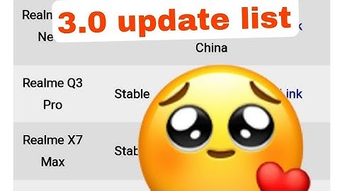 realme Ui 3.0 and android 12 update download || realme 3.0 update list 😱