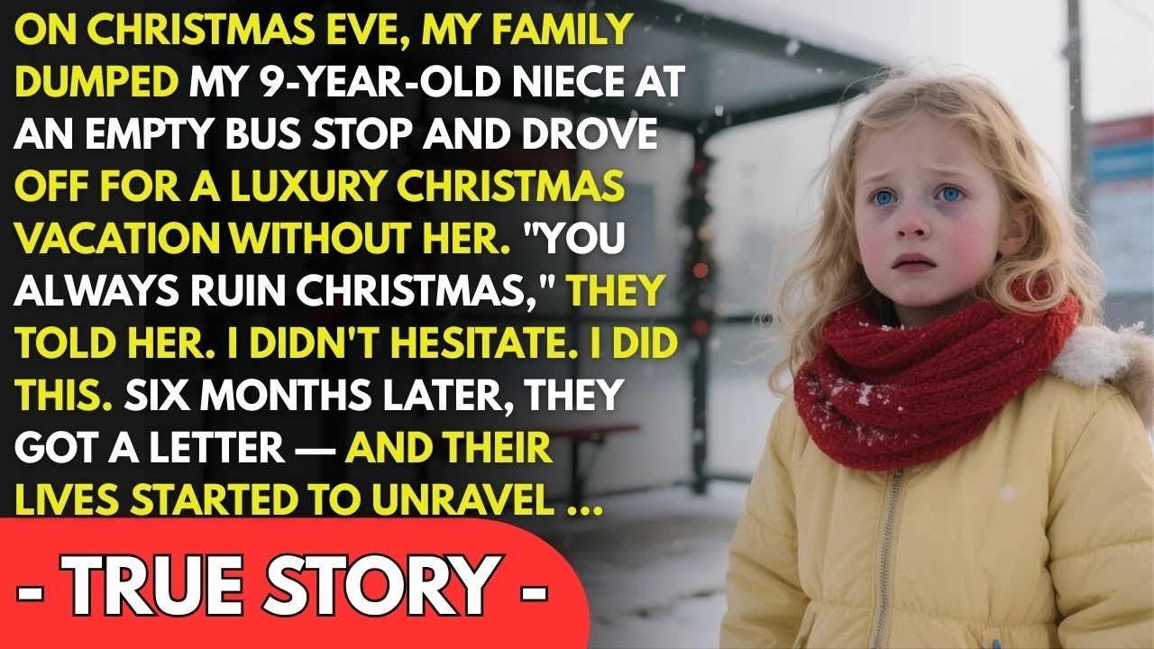 Am Heiligabend klingelte mein Handy. Unbekannte Nummer. „Tante Anna?“ – Sophie, meine neunjährige Nichte. „Mama hat mich an einer Bushaltestelle abgesetzt. Sie sind weggefahren.“ Ihre Stimme...