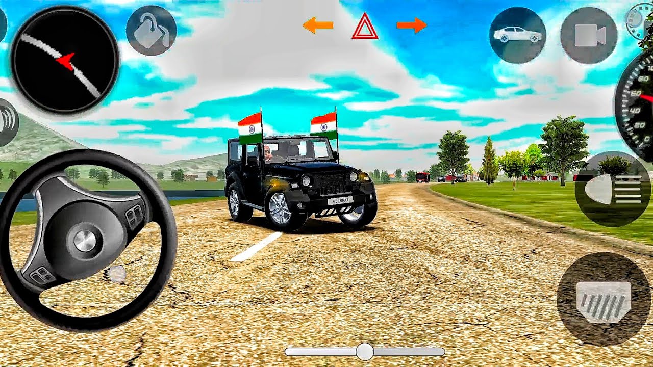 Black thar game new 🪽 #game#thar4x4 