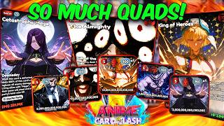 3 QUADRILLION HITS ON 1 ACCOUNT??? CRAZIEST Opening In Anime Card Clash! screenshot 3